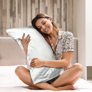 Riara Satin King Silky Smooth Soft and Comfortable Pillowcase for Home.